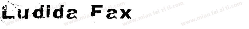 Ludida Fax字体转换